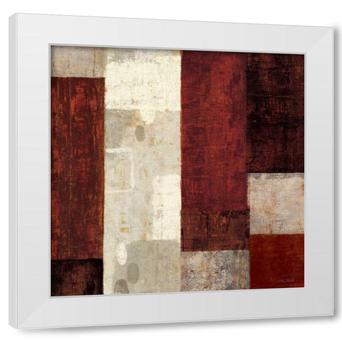 Cayenne White Modern Wood Framed Art Print by Mullan, Michael