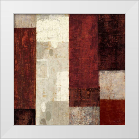 Cayenne White Modern Wood Framed Art Print by Mullan, Michael