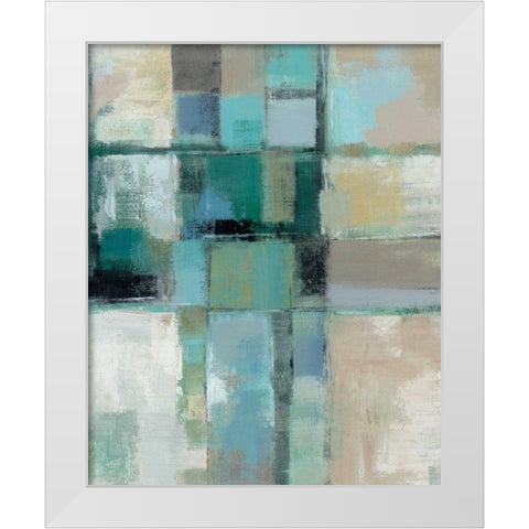 Island Hues Crop II White Modern Wood Framed Art Print by Vassileva, Silvia