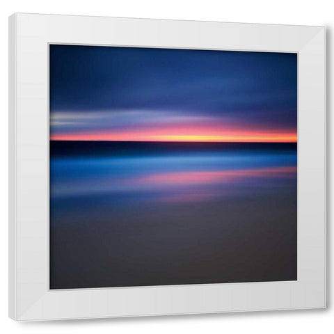 Afterburn White Modern Wood Framed Art Print by Gendreau, Katherine