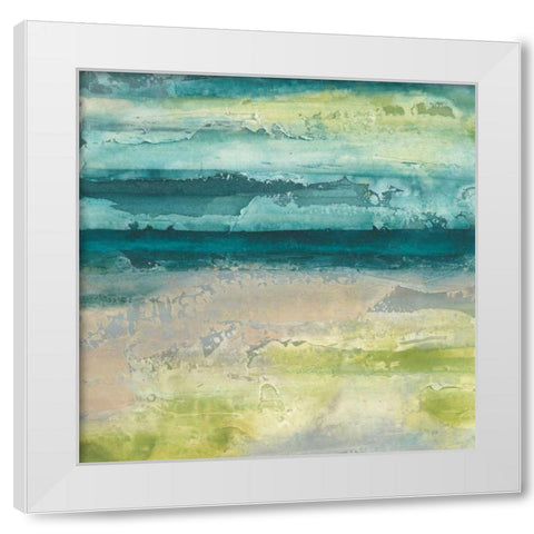 Beyond the Horizon II White Modern Wood Framed Art Print by Paschke, Chris