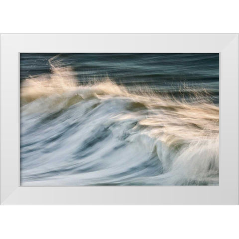 South Beach Surf White Modern Wood Framed Art Print by Gendreau, Katherine