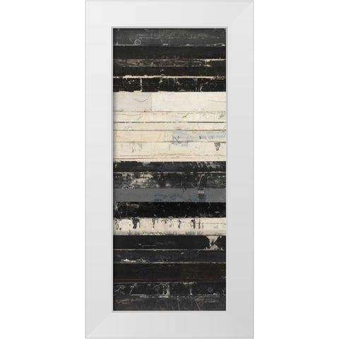 Zephyr II White Modern Wood Framed Art Print by Schick, Mike