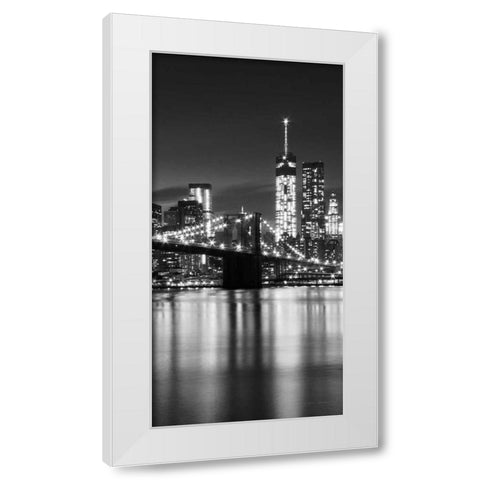 Silver City Crop White Modern Wood Framed Art Print by Gendreau, Katherine