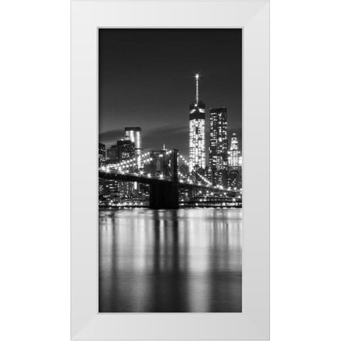 Silver City Crop White Modern Wood Framed Art Print by Gendreau, Katherine