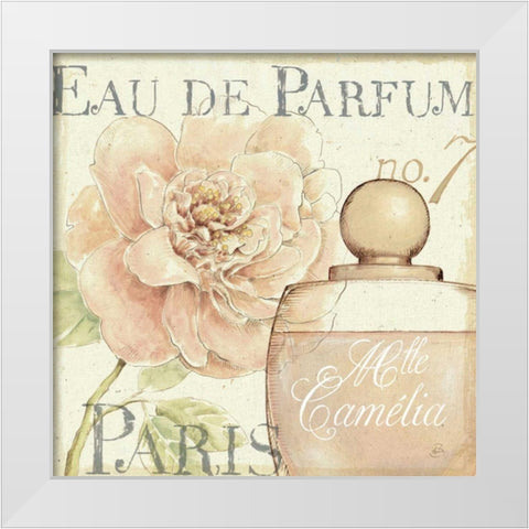 Fleurs and Parfum II White Modern Wood Framed Art Print by Brissonnet, Daphne