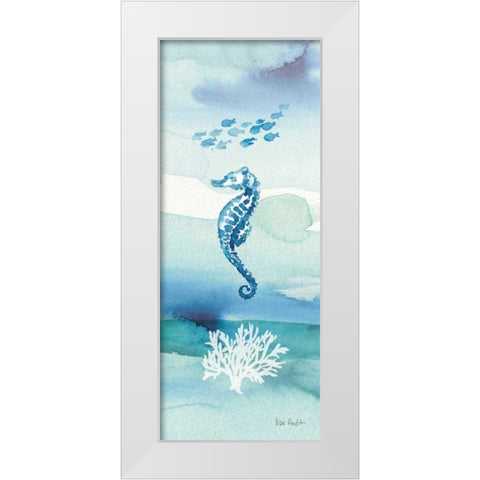 Sea Life VIII no Border White Modern Wood Framed Art Print by Audit, Lisa