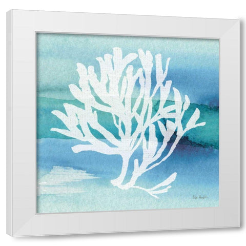 Sea Life Coral I White Modern Wood Framed Art Print by Audit, Lisa