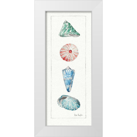 Sea Finds III White Modern Wood Framed Art Print by Audit, Lisa