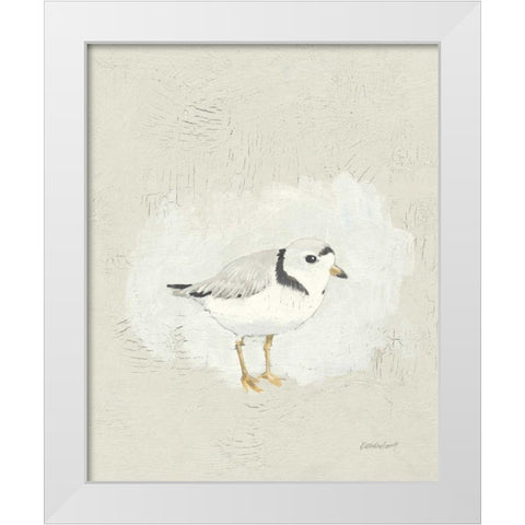 Sea Birds I White Modern Wood Framed Art Print by Lovell, Kathrine