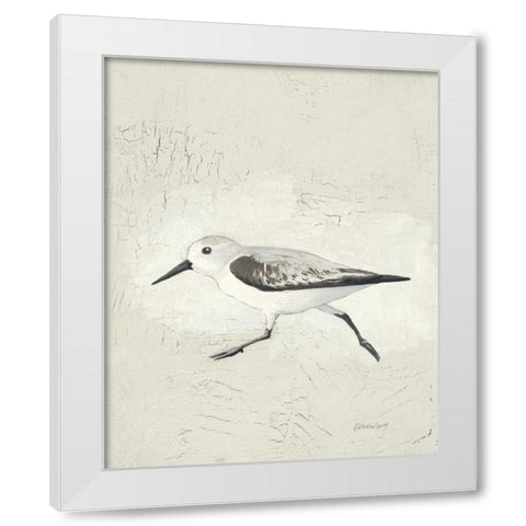 Sea Birds II White Modern Wood Framed Art Print by Lovell, Kathrine