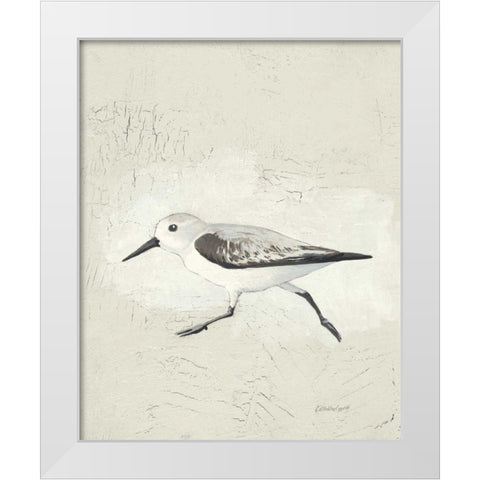 Sea Birds II White Modern Wood Framed Art Print by Lovell, Kathrine