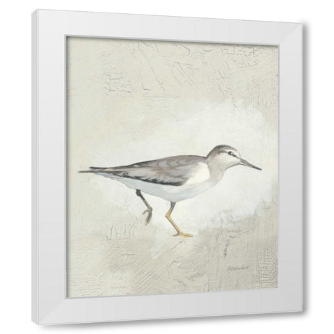 Sea Birds III White Modern Wood Framed Art Print by Lovell, Kathrine