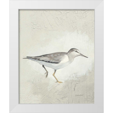 Sea Birds III White Modern Wood Framed Art Print by Lovell, Kathrine