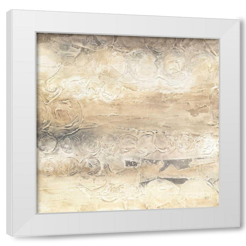 Circular Horizon II White Modern Wood Framed Art Print by Paschke, Chris