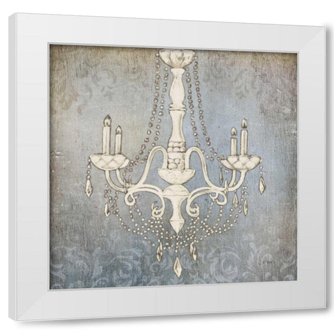 Luxurious Lights I White Modern Wood Framed Art Print by Wiens, James