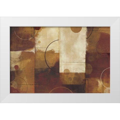 Geometric Spice I White Modern Wood Framed Art Print by Mullan, Michael