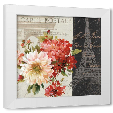 PS Je Taime Dark II White Modern Wood Framed Art Print by Audit, Lisa
