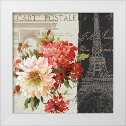 PS Je Taime Dark II White Modern Wood Framed Art Print by Audit, Lisa