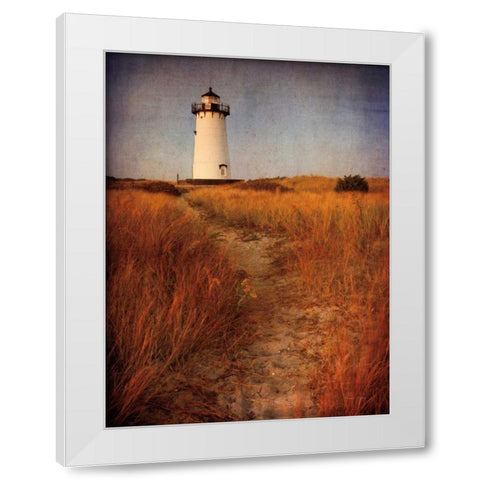 To the Harbor Light White Modern Wood Framed Art Print by Gendreau, Katherine