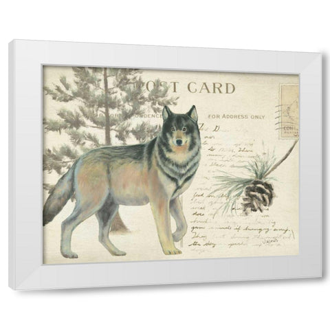 Northern Wild I White Modern Wood Framed Art Print by Wiens, James