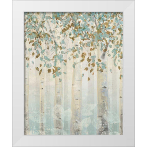 Dream Forest I White Modern Wood Framed Art Print by Wiens, James