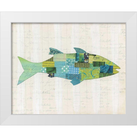 In the Ocean III White Modern Wood Framed Art Print by Prahl, Courtney