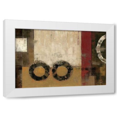 Intermission Spice White Modern Wood Framed Art Print by Vassileva, Silvia