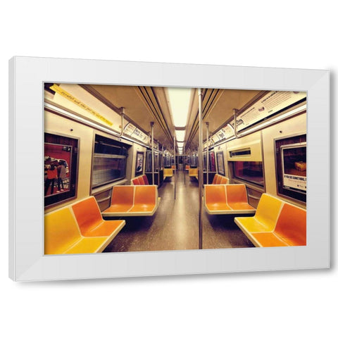 Soul Train White Modern Wood Framed Art Print by Gendreau, Katherine