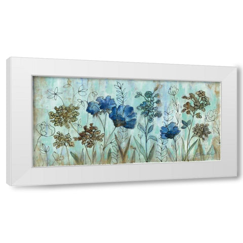 Botanical Trio I White Modern Wood Framed Art Print by Vassileva, Silvia