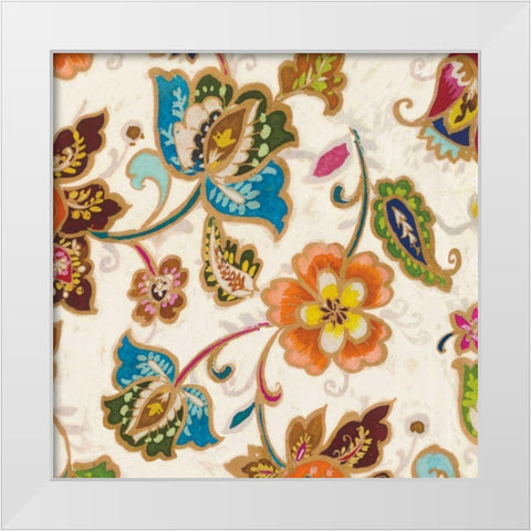 Boho Chic II White Modern Wood Framed Art Print by Wild Apple Portfolio