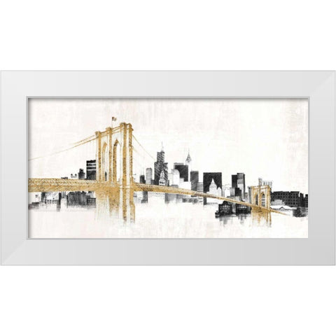 Skyline Crossing  White Modern Wood Framed Art Print by Tillmon, Avery