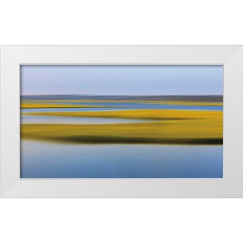 Evening Marsh White Modern Wood Framed Art Print by Gendreau, Katherine