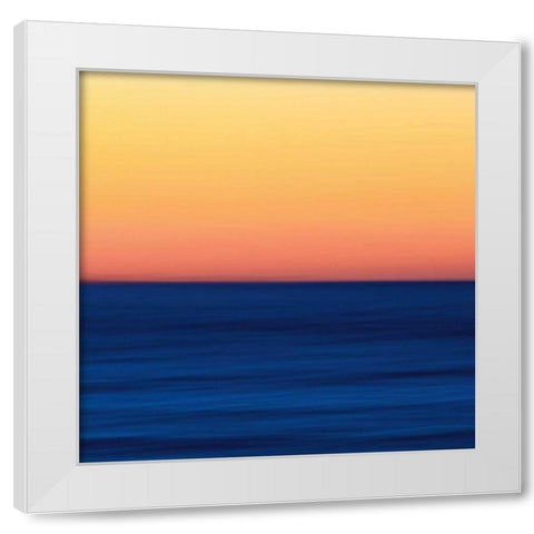 Fire Water White Modern Wood Framed Art Print by Gendreau, Katherine