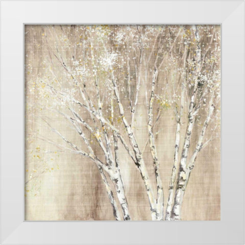 Blue Birch Neutral White Modern Wood Framed Art Print by Purinton, Julia