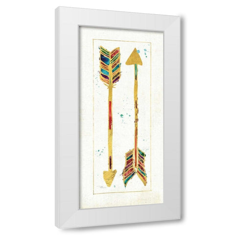 Beautiful Arrows II White Modern Wood Framed Art Print by Pela Studio