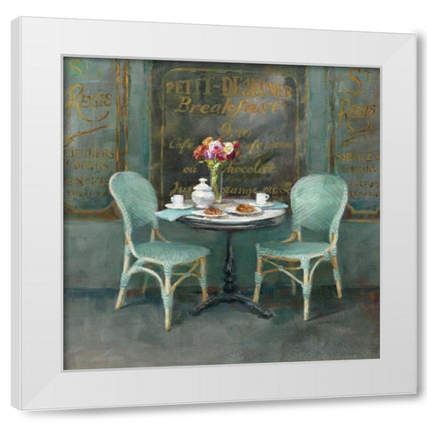 Joy of Paris II White Modern Wood Framed Art Print by Nai, Danhui