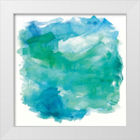 Sea Glass White Modern Wood Framed Art Print by Schick, Mike