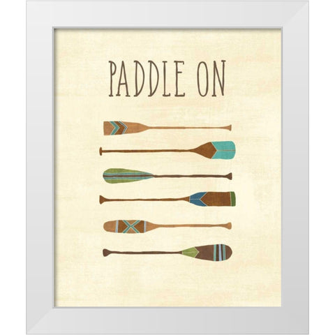 Lake Retreat VI White Modern Wood Framed Art Print by Charron, Veronique