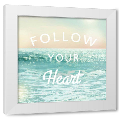 Sea Inspiration I V2 White Modern Wood Framed Art Print by Schlabach Sue