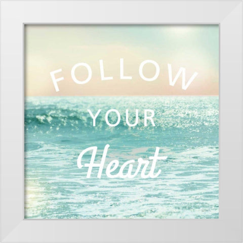 Sea Inspiration I V2 White Modern Wood Framed Art Print by Schlabach Sue