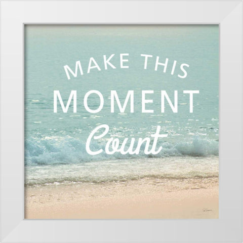 Sea Inspiration IV V2 White Modern Wood Framed Art Print by Schlabach Sue