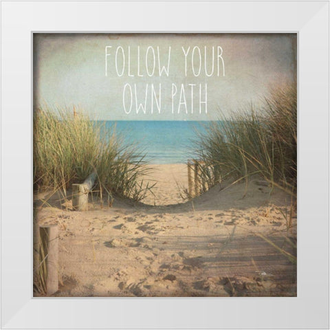 My Gypsy Soul II White Modern Wood Framed Art Print by Pela Studio