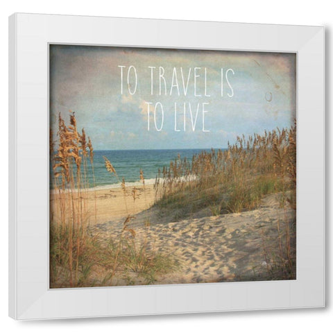 My Gypsy Soul IV White Modern Wood Framed Art Print by Pela Studio