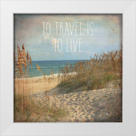 My Gypsy Soul IV White Modern Wood Framed Art Print by Pela Studio