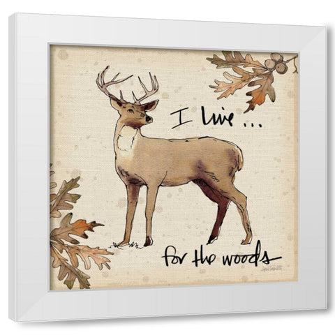 Lodge Life II White Modern Wood Framed Art Print by Tavoletti, Anne