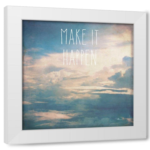 Dreamy I White Modern Wood Framed Art Print by Pela Studio