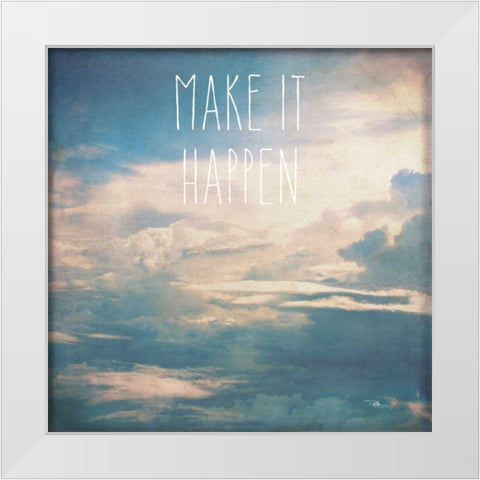 Dreamy I White Modern Wood Framed Art Print by Pela Studio