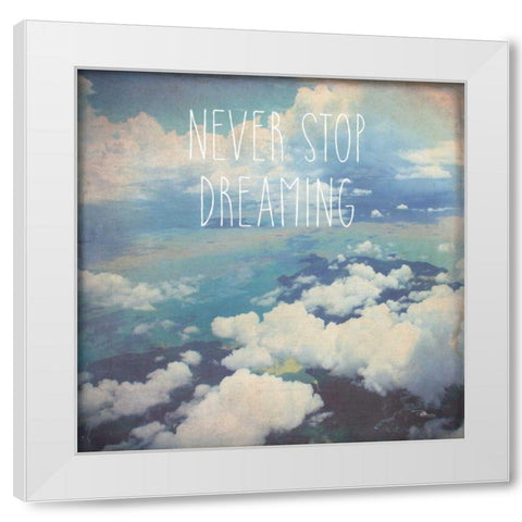 Dreamy II White Modern Wood Framed Art Print by Pela Studio