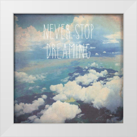 Dreamy II White Modern Wood Framed Art Print by Pela Studio